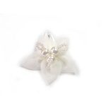 White Tulle Fowler Snap Clip Sleeping Clip Hair Clip