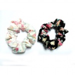 Spring Colors Floral Scrunchies