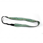 Light Green Woven Pattern Elastic Headband