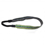 Sewed Colored Lines Elastic Headband