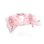 Pink Tulle Butterfly With Beads Hair Clip Snap Clip Sleeping Clip