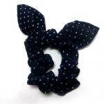 Golden Glitter Doted Scrunchies with Ear