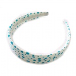 Skyblue Dots  Simple Alice Band