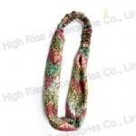 Colored Pattern Woven Headband Headwrap