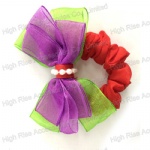 Double Tulle Bows Scrunchies