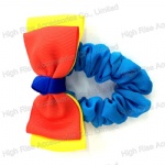 Two Color Tone Grosgrain Ribbon Bow Scrunchies