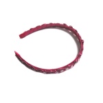 Sequin Flower Ribbon Wrap Alice Band/ Headband