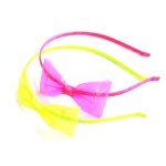 Soft PVC Bow Headband, Princess Alice Band