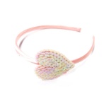 Sequin Heart Headband, Cute Alice Band