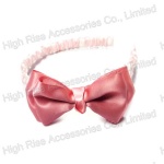 Satin Bow Headband, Cute Bow Alice Band