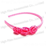 Ribbon Rose Headband, Party Alice Band