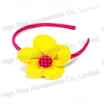 Big Yellow Felt Fowler Headband Girls Party Alice Band