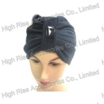Soft-Touch Navy Blue Bandana Headwrap for winter