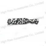 Animal Print Elastic Hair Tie, Knotted Hair Elastic