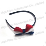 Flag Color Stripes Bow Alice Band/ Headband,