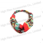 Ethnic Floral Pattern Elastic Headwrap, Bandana