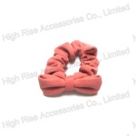 Pink Bow Scrunchie