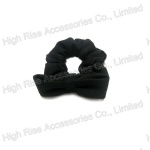 Black Bow Scrunchie