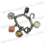 Multiple Charms Chain Bracelets