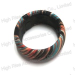 Colored Fabric Wrapped Bangle