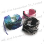 Colored Feather Bangle