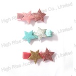 Glitter Stars Duck Clip, Hair Clip For Girls