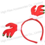 Christmas Reindeer Antlers and Tinkle Bell Headband