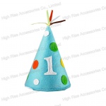 Creative Converting Sweet at One Boys Felt Party Hat Hair lip