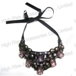 Crystal Stones Collar, Collar Necklace