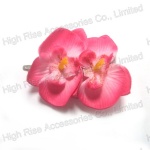 Hawii Flower Hair Clip, Pink Flower Alligator Clip