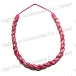 Glitter Cords Braided Elastic Headband
