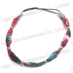 Golden Beads Fabric Band Elastic