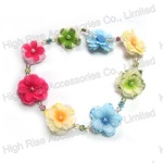 Small Colorful Flower Beads
