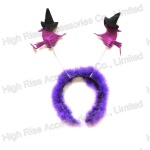 Halloween Witch Besom Headband Party Headband