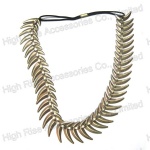 Metal Born Shape Charm Elastic Headband