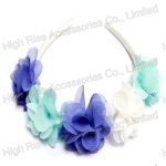 Five Small Chiffon Flower Alice Band