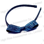 Crystal Beaded Bow Alice Band