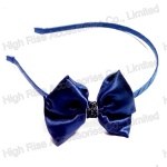 Blue Chiffon Bow Alice Band