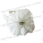 White Chrysanthemum Flower Alice Band