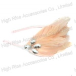 Pink Feather And Crystal Alice Band
