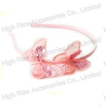 Sequin Silk Butterfly Alice Band
