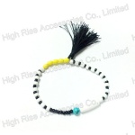 Multiple Colored  Beads Elastic Bracelet