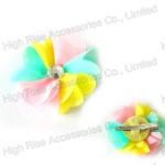 Colorful Chiffon Flower Alligator Hair Clip