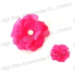 Fuschia Flowers Duck Clip