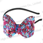 Colorful Sequin Bow Alice Band