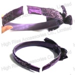 Shinny Glitter Bow Alice Band