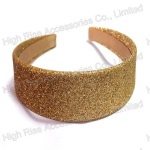 Golden Glitter Wide Alice Band