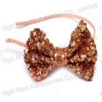 Sequin Lace Bow Alice Band