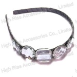 Big Clear Crystal Alice Band