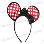 Big Polka Dots Ear With Bow Alice Band